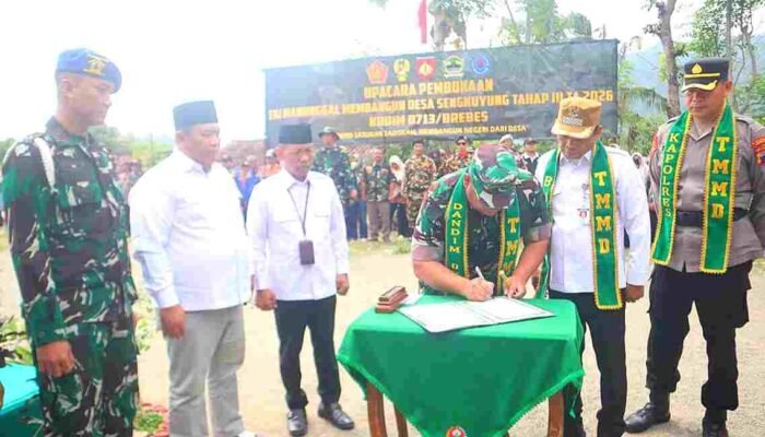 TMMD Sengkuyung III di Desa Telaga, Fokus Bangun Akses Jalan dan Kesejahteraan Warga
