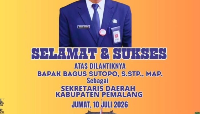 Pelantikan Sekda Pemalang Bagus Sutopo