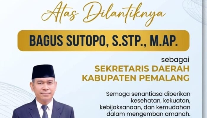 Camat Randudongkal Agus Mulyadi Beri Selamat atas Pelantikan Sekda Pemalang