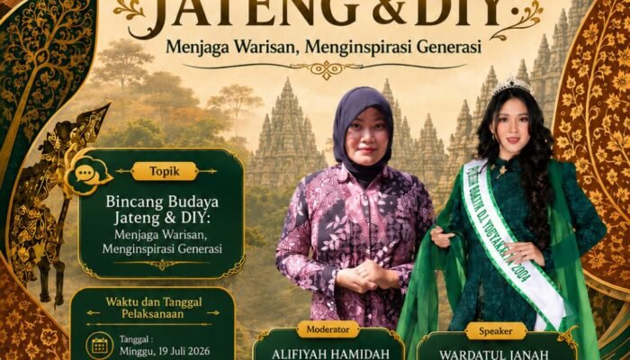 Gelar Webinar Nasional, Duta Sastra Indonesia Ajak Pemuda Jateng-DIY Rawat Warisan Budaya