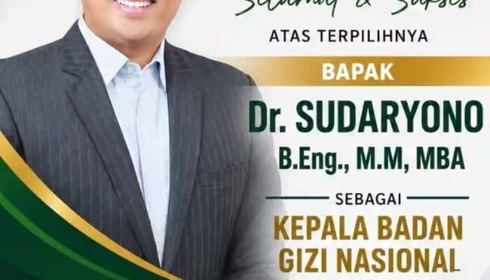 Berikan Ucapan Selamat Fahmidh Dhuha Anggota DPRD Pemalang, Optimis Sudaryono Sukses Pimpinan MBG