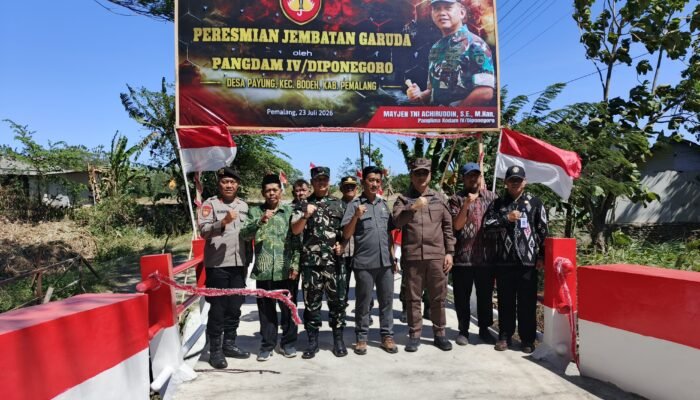 Dandim 0711/Pemalang Hadiri Peresmian Jembatan Perintis Garuda Tahap V, TNI Hadir Wujudkan Kesejahteraan Warga