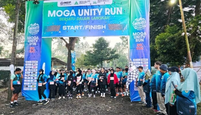 Ratusan Pelari Padati Kebun Teh Semugih, Moga Unity Run 2026 Yang Digelar Oleh INSIP Pemalang