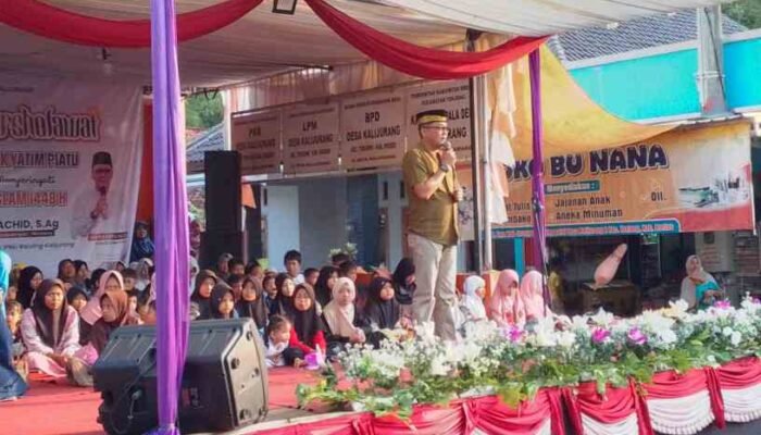 Perkuat Ukhuwah, Pemdes Kalijurang Gelar Kalijurang Bersholawat dan Santuni 95 Anak Yatim