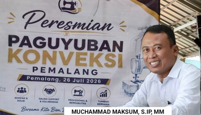 Camat Comal Muchammad Maksum Siap Pacu UMKM Konveksi Naik Kelas