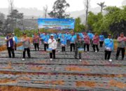 Polres Brebes Dan Pemkab Sinergi Gelar Penanaman Bawang Putih Serentak Dukung Program Swasembada Pangan Nasional