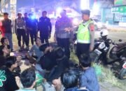 Cegah Gangster dan Kejahatan Jalanan, Polres Pekalongan Gelar Patroli Skala Besar hingga Dini Hari