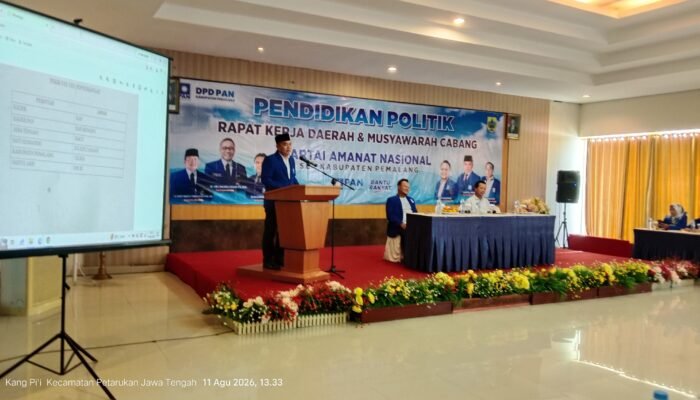 Konsolidasi Kekuatan, DPD PAN Pemalang Gelar Rakerda dan Pendidikan Politik Serentak