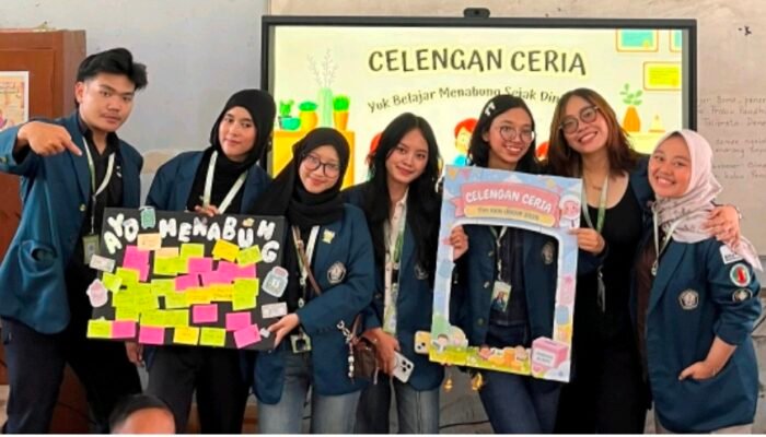 Mahasiswa KKN Undip Bangun Kebiasaan Menabung Anak Desa Gandu