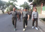 Solid! Dandim Pemalang Ajak Prajurit Jalan Sehat 7 Km Untuk Jaga Kebugaran