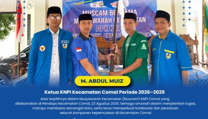 Estafet Pemuda Comal: Camat Muchammad Maksum Kawal Babak Baru KNPI