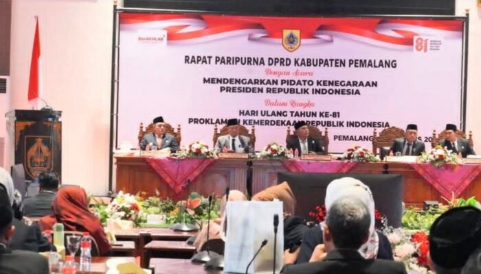 Pemkab dan DPRD Pemalang Ikuti Sidang Tahunan 2026,Presiden Prabowo Beberkan Tantangan Bangsa
