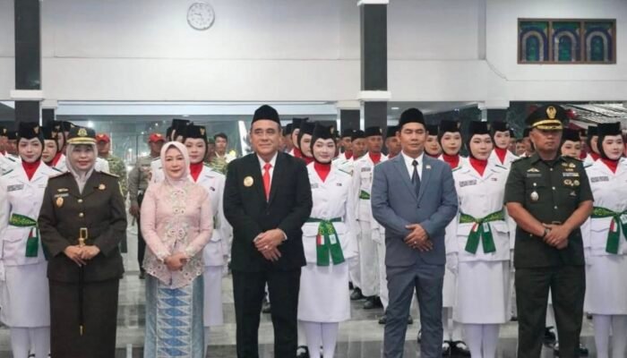 Aris Ismail Kawal Waket DPRD Pemalang Hadiri Pengukuhan Paskibraka Pemalang 2026