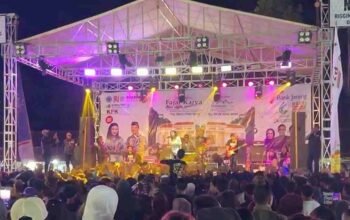 Gbf 2026 Makin Semarak, Dangdut Hingga Dukungan Fajar Karya Ramaikan Malam di Lapangan Asri Bumiayu.