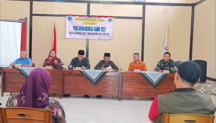 RKP Desa Winduaji Tahun 2027 Ditetapkan, Jadi Pedoman Pembangunan Yang Terarah Dan Partisipatif