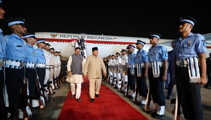 Prabowo Tiba di New Delhi, Siap Perkuat Peran Indonesia di KTT ke-18 BRICS