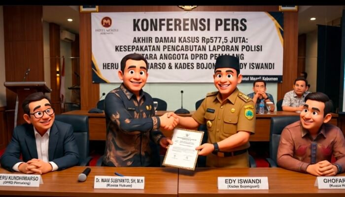 Akhir Damai Kasus Rp577,5 Juta, Anggota DPRD Pemalang dan Kades Sepakat Pencabutan Laporan