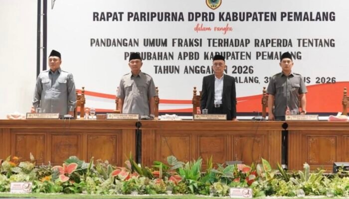 Paripurna DPRD Pemalang Dengar Pandangan Fraksi Soal APBD 2026