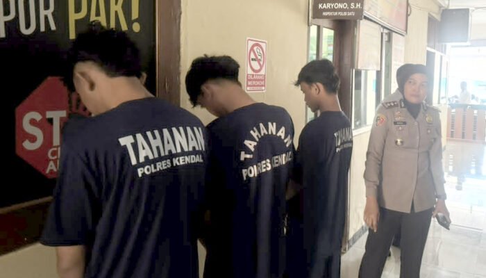 Penangkapan Remaja Bersenjata Tajam, Kapolres Kendal: Kita Akan Memberantas Aksi Kreak Maupun Premanisme Berkedok Gengster