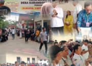 Rudi Prawiro resmi Mendaftar Bakal Calon Kepala Desa  Karanggondang. Ratusan Pengiring  Padati Kantor Desa.