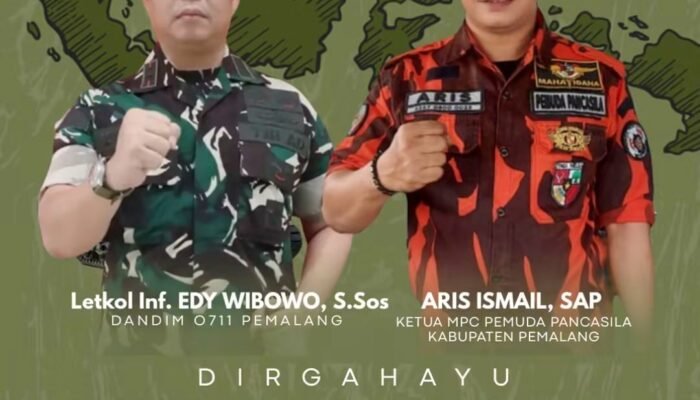 HUT ke-81 TNI, Ketua MPC PP Pemalang  Aris Ismail Tegaskan Kemanunggalan TNI-Rakyat Kunci Indonesia Berdaulat