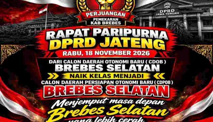 Brebes Selatan Naik Status dari CDOB menjadi CDPOB
