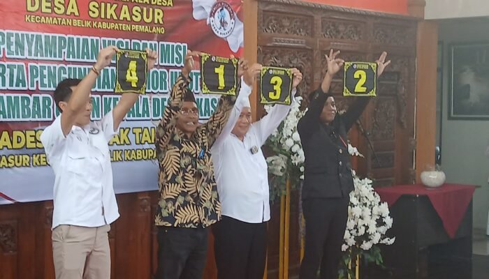 Tahap Pengundian Nomor Urut Calon Kades Sikasur dan Sodong Basari Dikawal Ketat Sekda hingga Forkopimda