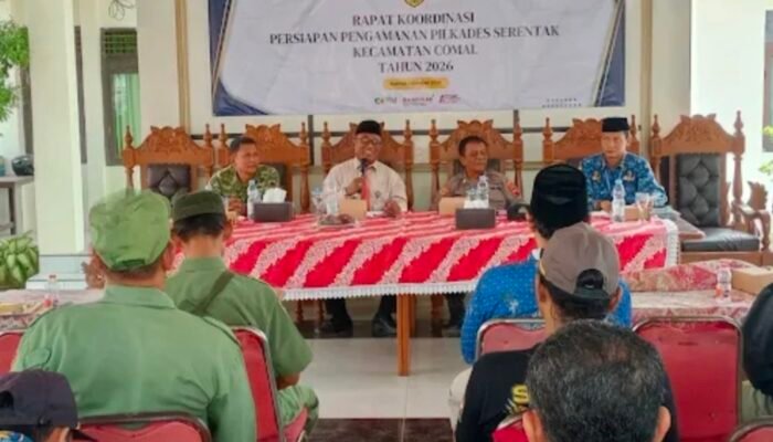 Pilkades Serentak Pemalang 2026: Forkopimca Comal Rakor  Petakan Desa Rawan